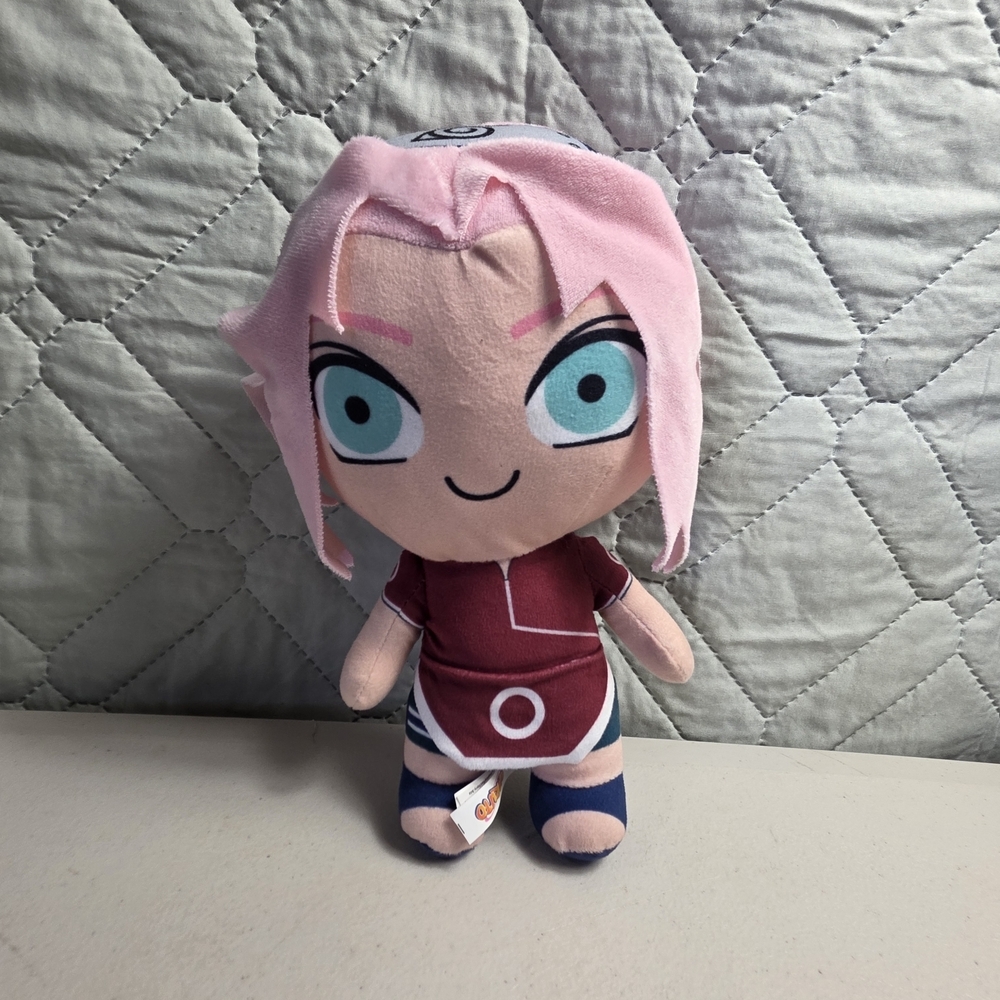 Large Naruto Plush Toy SAKURA  Official
Cute pink-haired anime plush